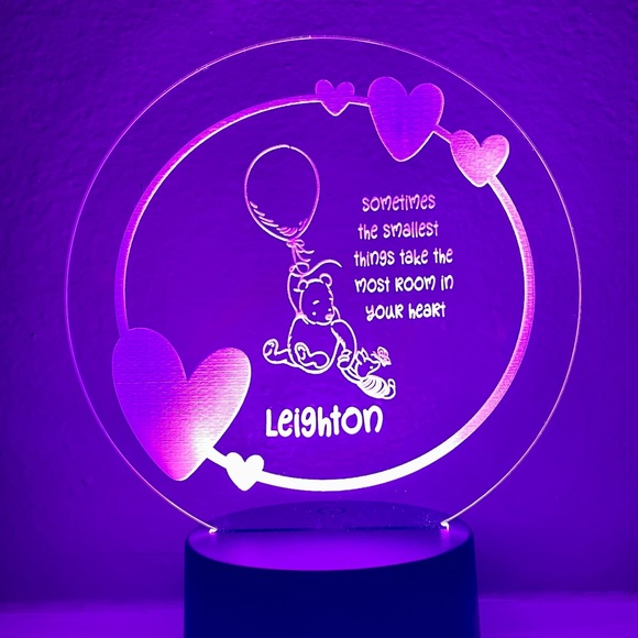 Artisan Other - Personalized LED Nightlight Winnie the Pooh